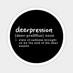 Deer Hunting Deerpression Magnet